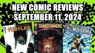 Wolverine, Teenage Mutant Ninja Turtles, And More Comic Book Reviews for September 11, 2024