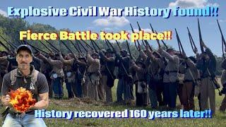 Metal detecting for Civil War history #metaldetecting