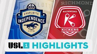 9.14.2024 | Charlotte Independence vs. Richmond Kickers - Game Highlights