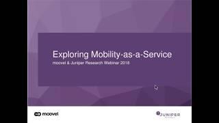 Mobility-as-a-Service (MaaS) Webinar with Moovel & Juniper Research