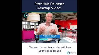 PitchHub's online video recording software - integrated teleprompter and editing service.