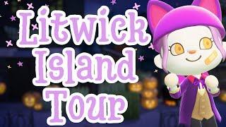 I Finished My Island | Spooky Halloween Island Tour Litwick | ACNH Animal Crossing New Horizons