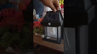 Solar Interaction Wall Lamp Full Review || Outdoor Solar Light With Motion Sensor || solar Lights