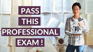 How to pass a professional exam while working full time. How I failed & passed ACVP pathology boards