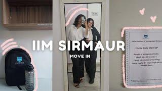 Move in vlog | IIM SIRMAUR 🪐