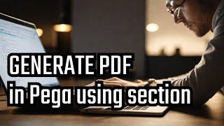 Challenging Real time Pega tasks| Generate PDF based on multiple sections whats app 91 8019256326