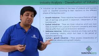 Industry Analysis - Classification of Industry