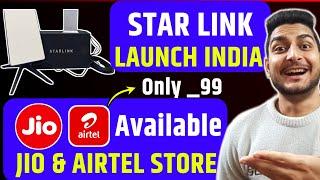 Starlink Launch in India | Available On Jio Store | Jio Starlink News