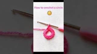 Lesson-10: How to crochet a circle.Урок -10: Как вязать круг крючком.