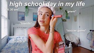 high school day in my life vlog *productive + fun*