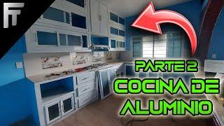 Fabricando puertas para cocina en aluminio PARTE 2