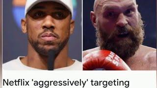 Netflix targeting fight between Tyson Fury and Anthony Joshua after Jake Paul vs Mike Tyson success