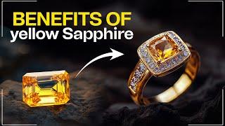 Truth About Yellow sapphire Benefits | @Gemsmantra