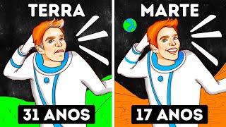 Quantos Anos Você Teria se Vivesse em Planetas Diferentes