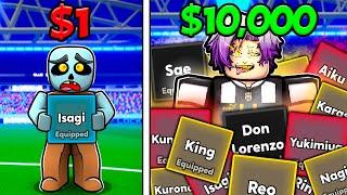 $1 VS $100,000 Account in Blue Lock Rivals…
