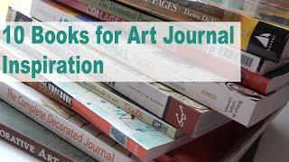 10 Books for Art Journal Inspiration              #artjournaling #artjournalbooks