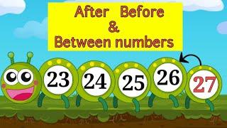 After Before & Between Numbers || Maths Concept For Kids