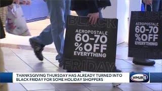 Shoppers hit the mall for early Black Friday deals