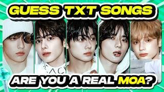 GUESS ALL TXT SONGS - MOA? WHAT ERA? | KPOP QUIZ 2024