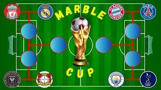 Ultimate Marble Cup Battle! Top Clubs Clash in Exciting Football Simulation