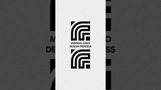 Minimal Logo Design Process | Adobe Illustrator logo design tutorial #logo