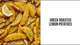 Greek Roasted Lemon Potatoes