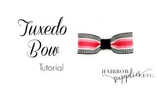 How to Make a Tuxedo Bow - Hairbow Supplies, Etc.