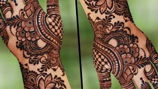 New bridal Special Mehndi Design For Back Hand/Easy Bridal Mehandi Design/Mehandi ka Design dikhaiye