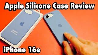 iPhone 16e Silicone Case Review (Winter Blue Color)