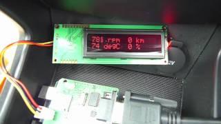 Arduino CAN-Bus OBDII demo