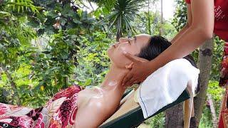 ASMR Ancient Bali Jungle Skin Care | Natural Spa at Monkey Forest