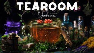 Magical Herbal Tea Time ASMR Ambience | Tearoom