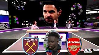 West Ham vs Arsenal 2-5 Gunners Smash West Ham  | Bukayo Saka reaction