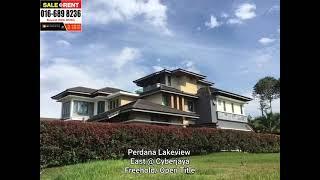 Beautiful Bungalow Perdana Lakeview East Facing Lake..Cyberjaya