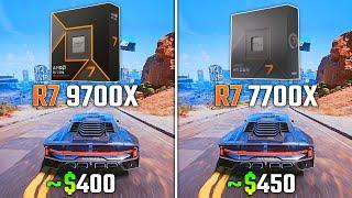 RYZEN 7 9700X vs RYZEN 7 7700X | Test in 6 Games