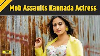 Mob In Bengaluru Attacks Actor Harshika Poonacha For Speaking In Kannada