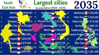 30 largest cities in South East Asia (1950-2035) |TOP 10 Channel