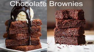 The Best Brownie Recipe Soft And Fudgy  (ASMR Cooking-Baking Sounds) English & Spanish.