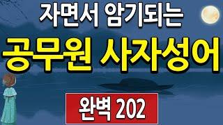 공무원 사자성어 기출 모음 자면서 외우는법 ( 공무원 국어, 한자 어휘 독학)