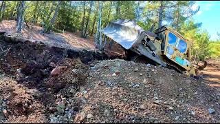 Preparation AGAINST NATURAL DISASTERS - PROTECTION OF FORESTS WITH BULLDOZER #forest #caterpillar