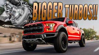 We Put BIGGER TURBOS On Our 2020 Ford Raptor! | Garrett Turbo + Intercooler Upgrade!