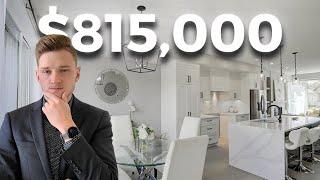 Inside a pre construction $815,000 Calgary Infill in Bridgeland! - Calgary property tour 2023