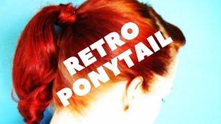 High Humidity Retro Hairstyles~ Option One~ Structured Ponytail