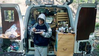 Living in a SMALL Ford Transit: Driving Up the West Coast