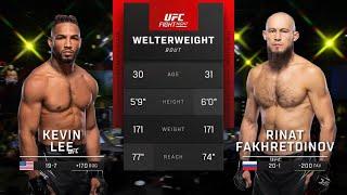 Rinat Fakhretdinov vs Kevin Lee UFC Highlights