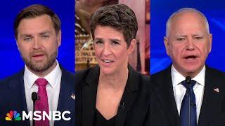 One was smooth, the other won: Rachel Maddow and MSNBC panel react to the vice presidential debate