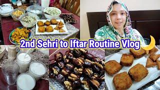 Second Sehri To Iftar Routine Vlog 2025 | Log farz samajhte hain dil azari karna |Ramzan ka ehtaram