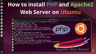 How to install PHP and Apache2 Web Server on Ubuntu | PHP On Ubuntu | Install PHP and Apache2