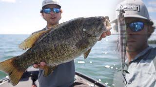 Spy Bait fishing for Giant Smallmouth on Lake Simcoe!