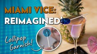 Retro Cocktails vs Reimagined: Make These EPIC Miami Vice Cocktails